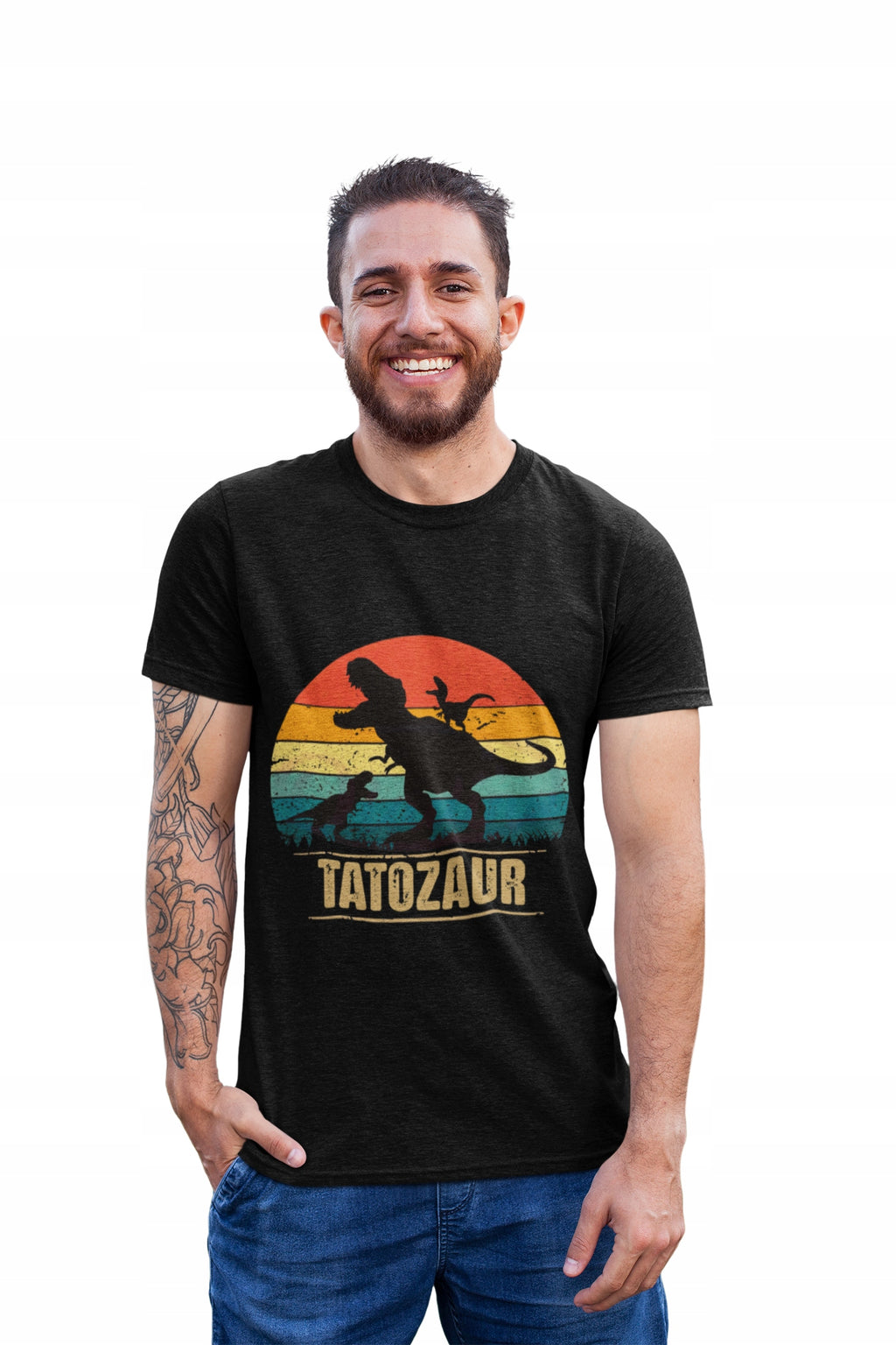 Koszulka dla taty „Tatozaur”