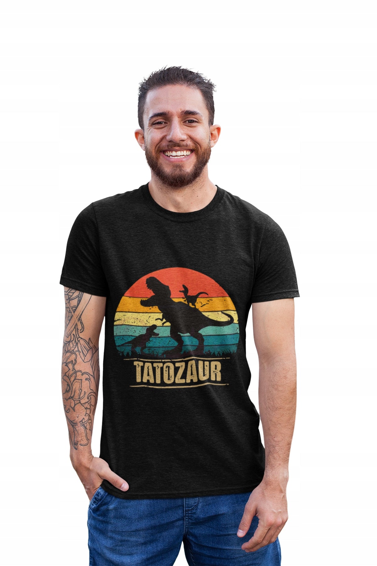 Koszulka dla taty „Tatozaur”