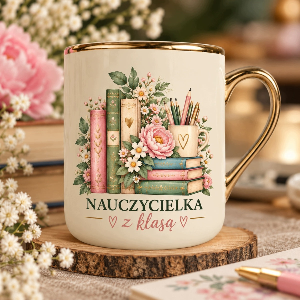 Kubek dla nauczycielki – „Nauczycielka z klasą”