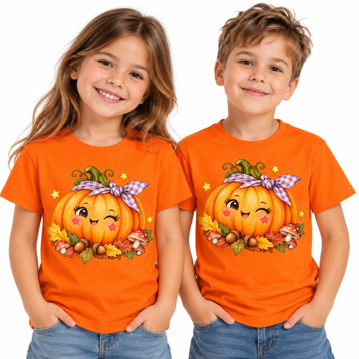 KOSZULKA NA DZIEŃ DYNI DLA DZIECKA DYNI PRZEDSZKOLE SZKOŁA HALLOWEEN