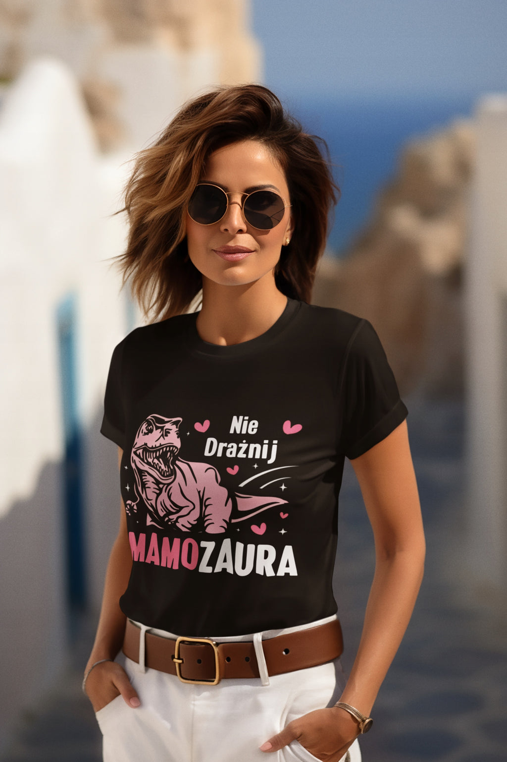 Koszulka dla mamy „Nie drażnij mamozaura”