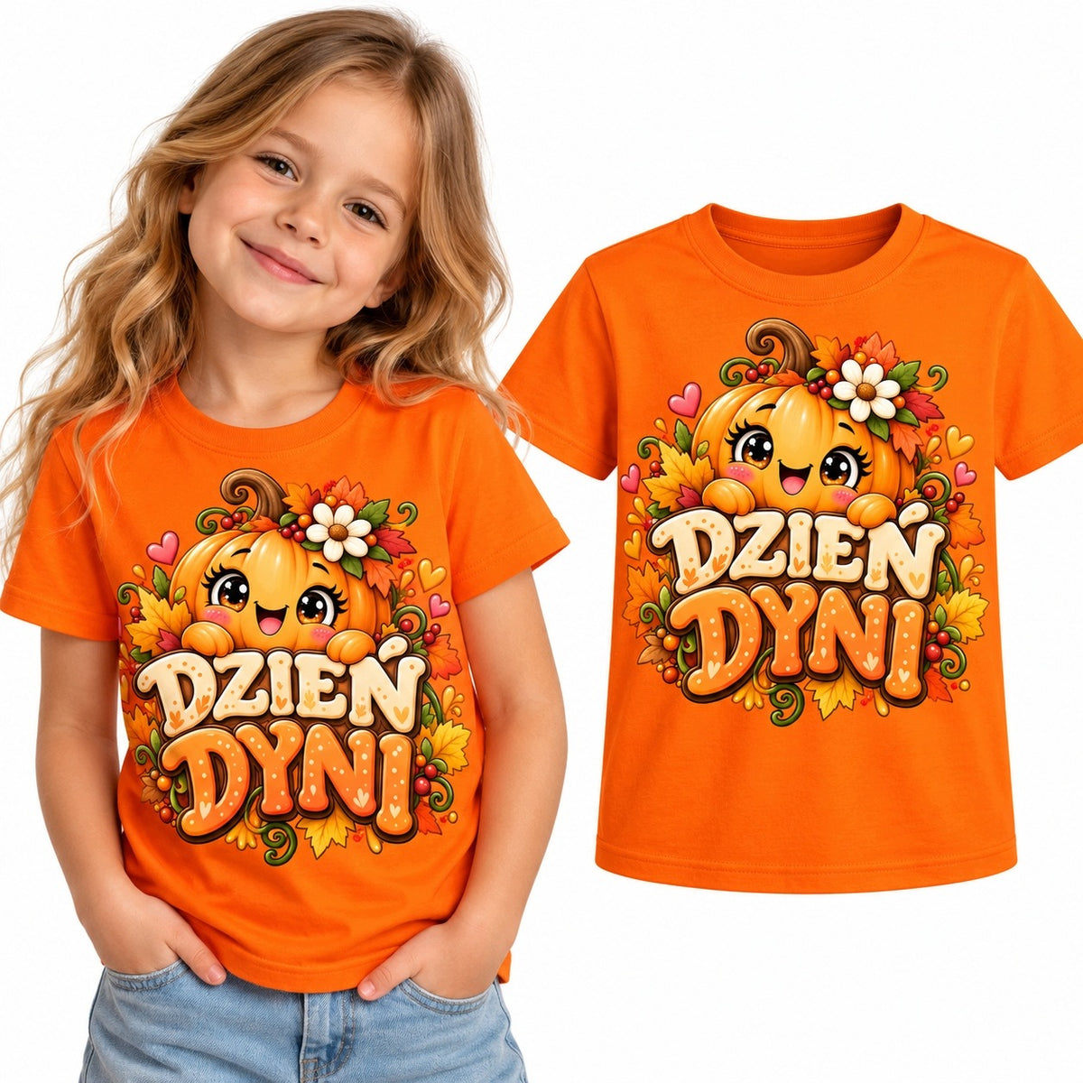 KOSZULKA DZIEŃ DYNI JESIEŃ HALLOWEEN DYNIA DO PRZEDSZKOLA SZKOŁY