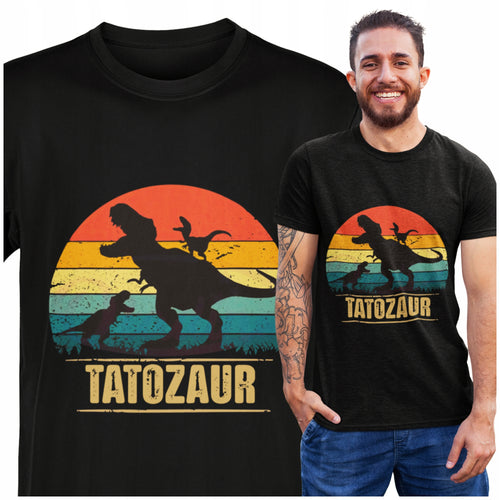 Koszulka dla taty „Tatozaur”