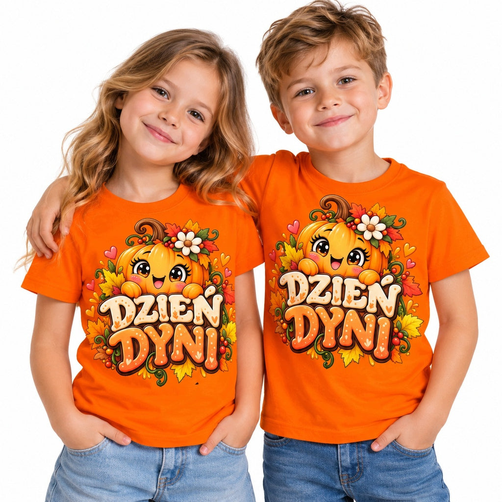 KOSZULKA DZIEŃ DYNI JESIEŃ HALLOWEEN DYNIA DO PRZEDSZKOLA SZKOŁY