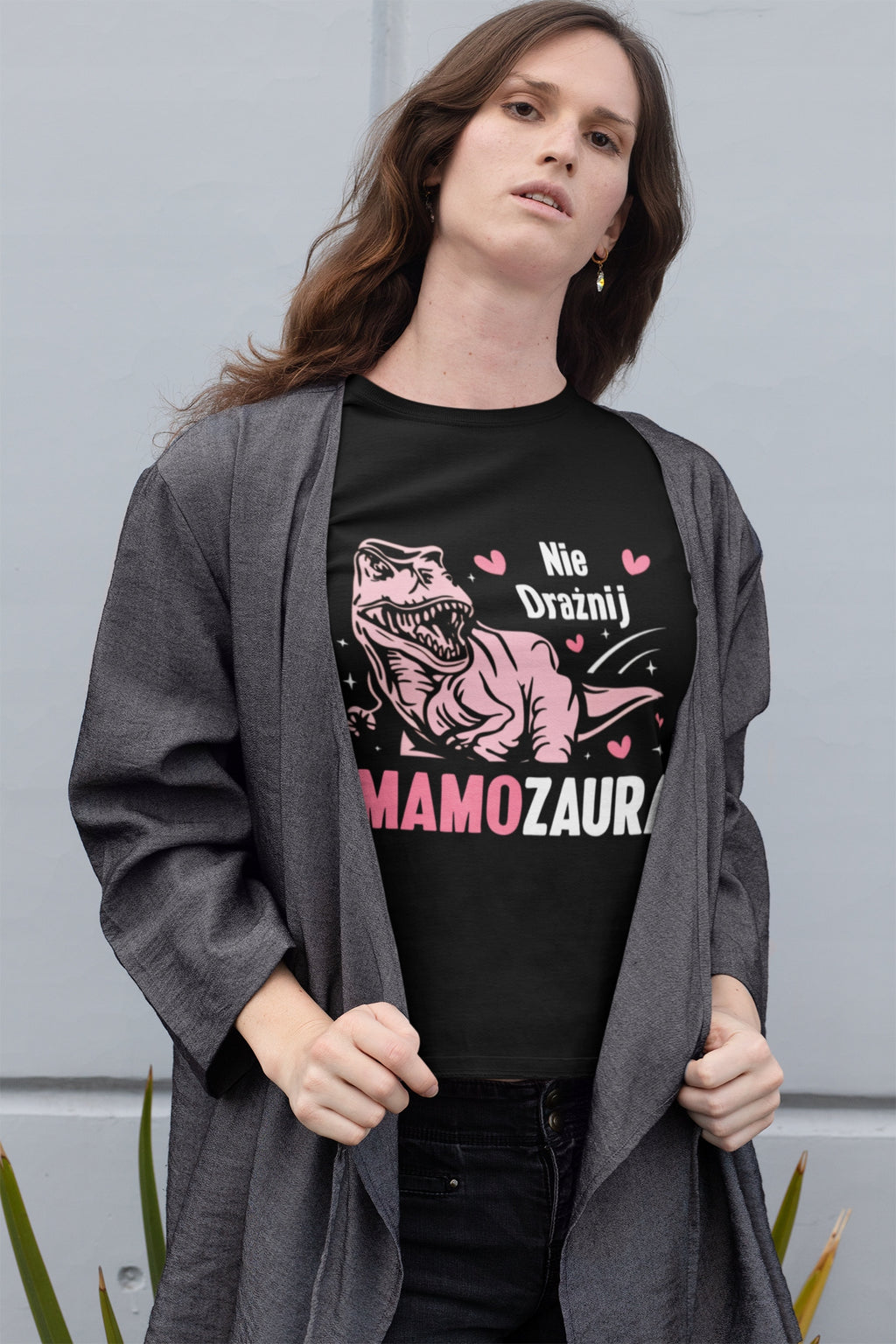 Koszulka dla mamy „Nie drażnij mamozaura”
